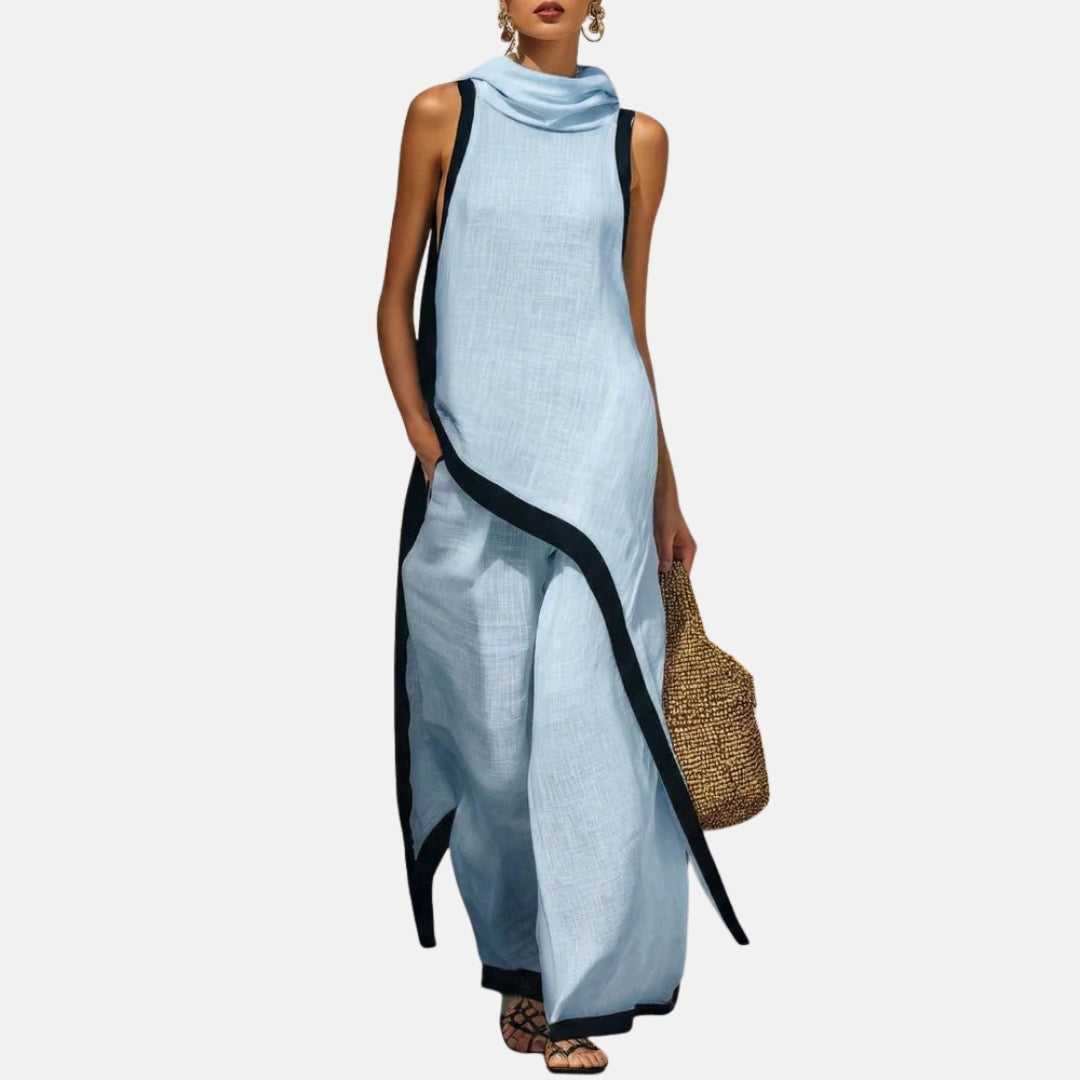Tessa | Long Tunic and Wide Trouser Set