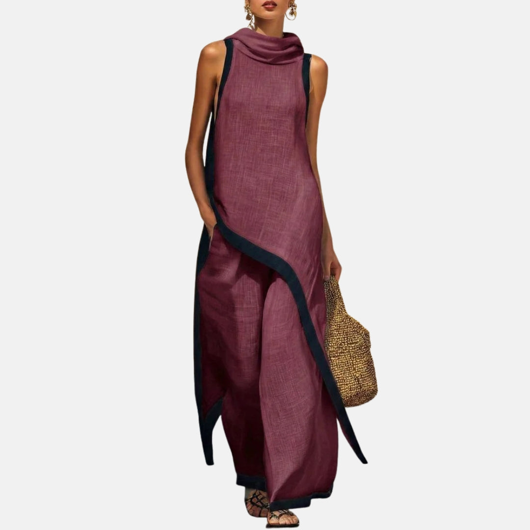 Tessa | Long Tunic and Wide Trouser Set