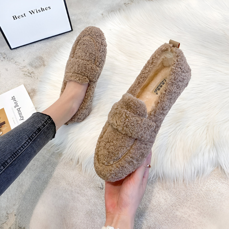 NORA SHEEPSKIN LOAFERS