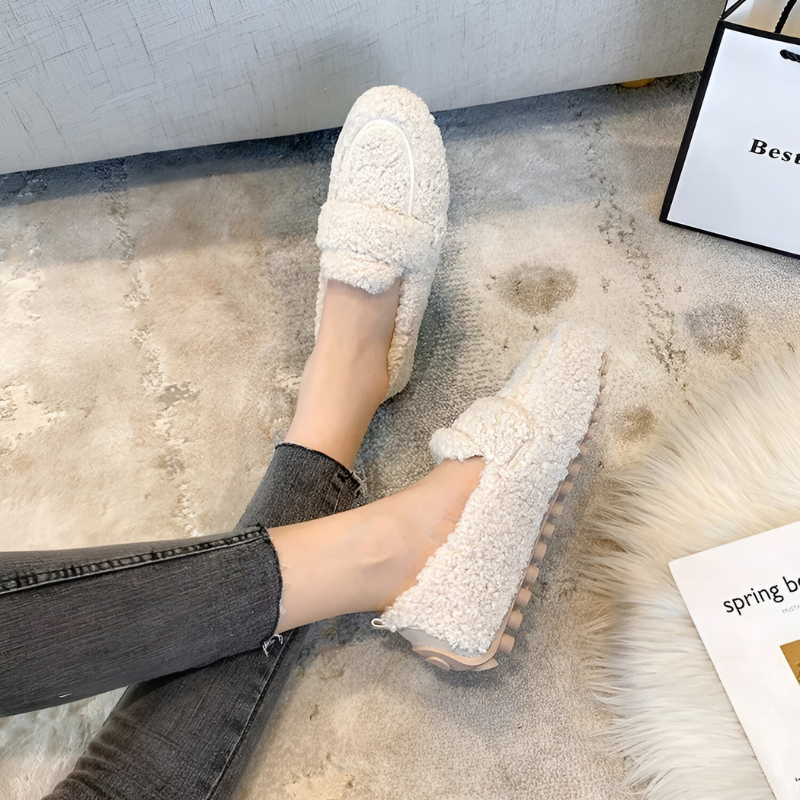 NORA SHEEPSKIN LOAFERS