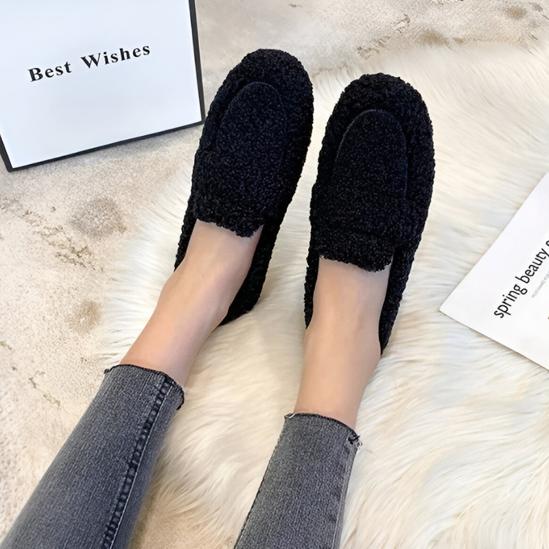 NORA SHEEPSKIN LOAFERS