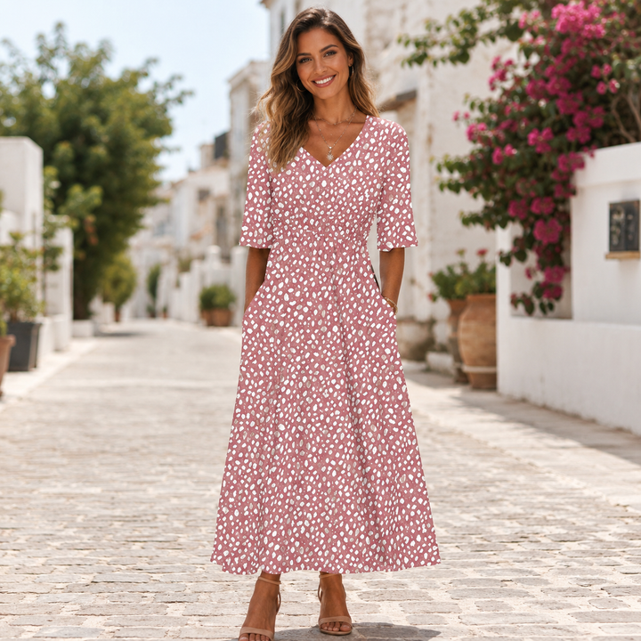 Hazel | Elegant Midi Dress‎